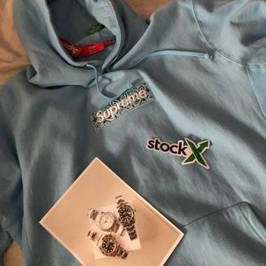 Supreme bandana hoodie (sz L)